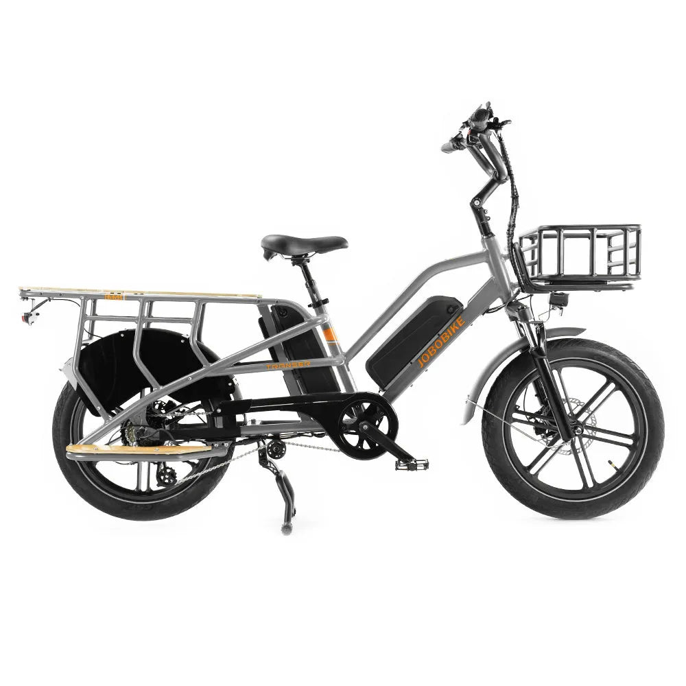 JOBOBIKE Transer - Longtail - Zilver Grijs