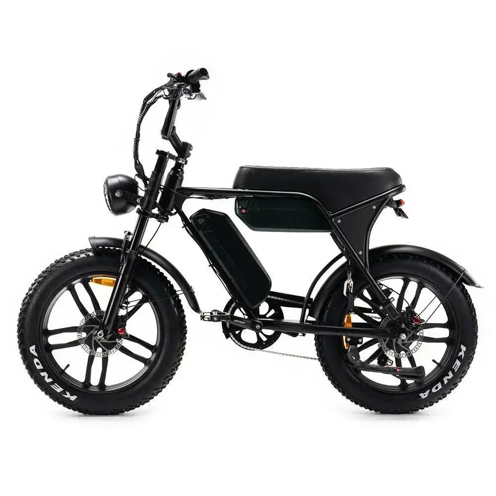 OUXI C80 6.0 2025 - FATBIKE - DUBELLE ACCU ZWART