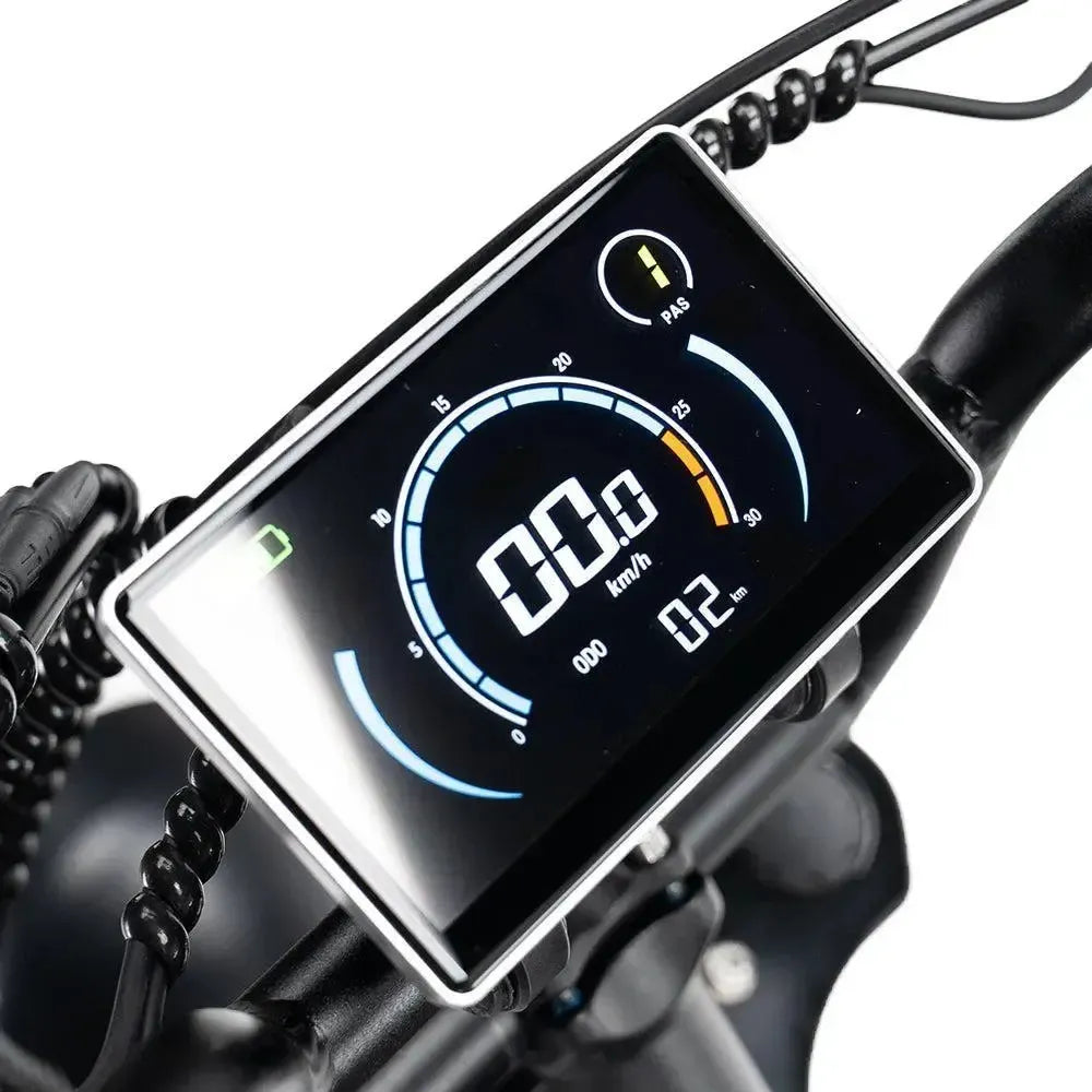 OUXI C80 6.0 2025 - FATBIKE - DUBELLE ACCU ZWART