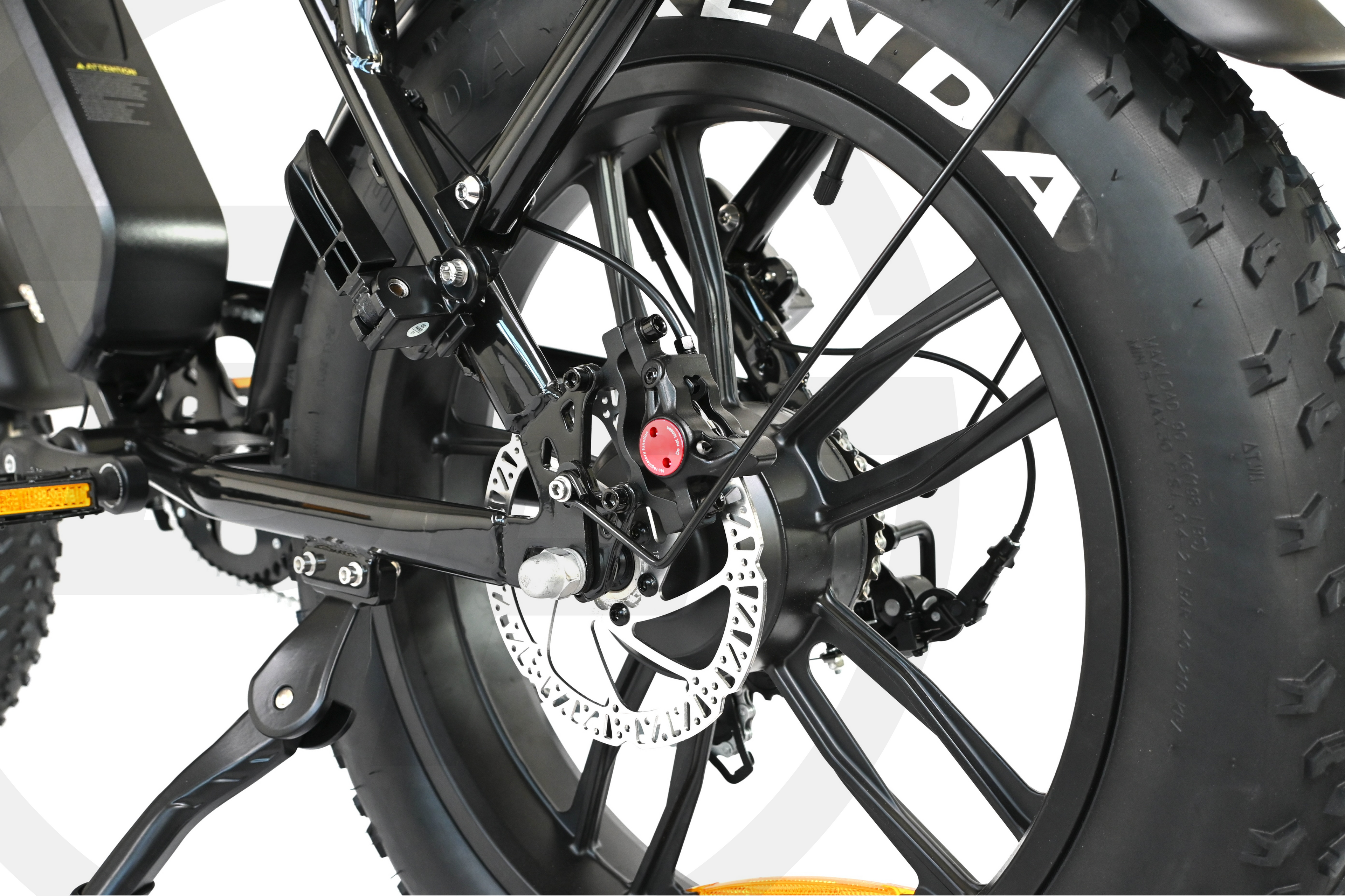 OUXI V8/C80 6.0 2025 - FATBIKE - ZWART
