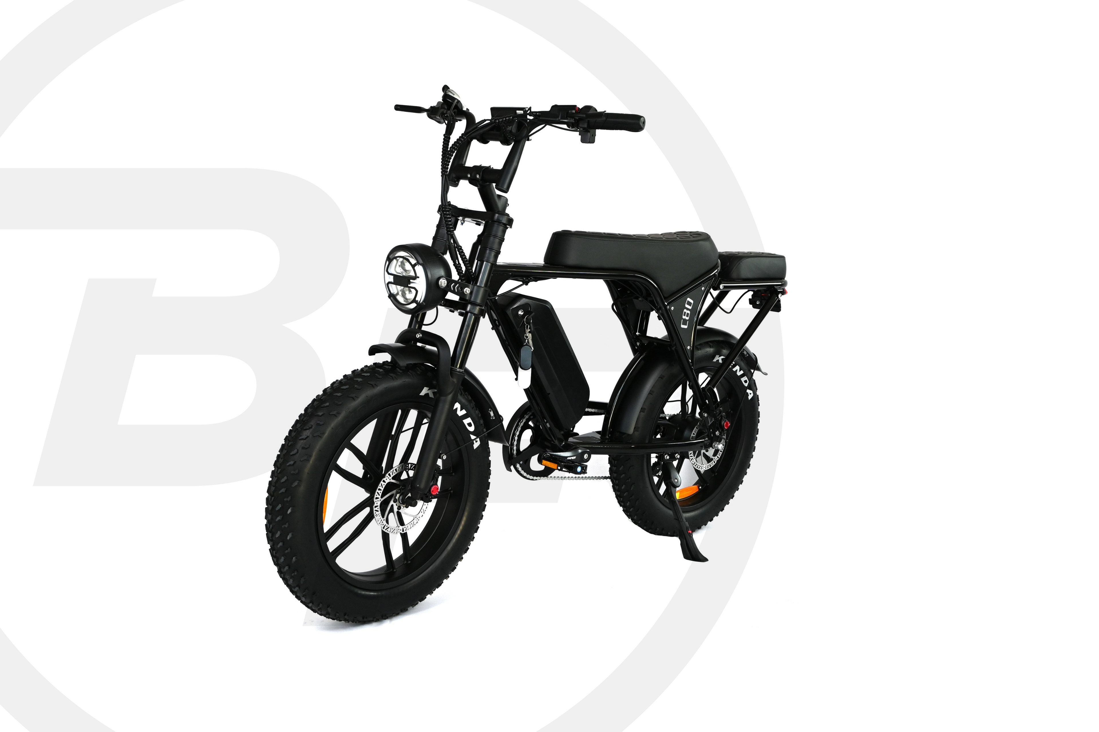 OUXI V8/C80 6.0 2025 - FATBIKE - ZWART