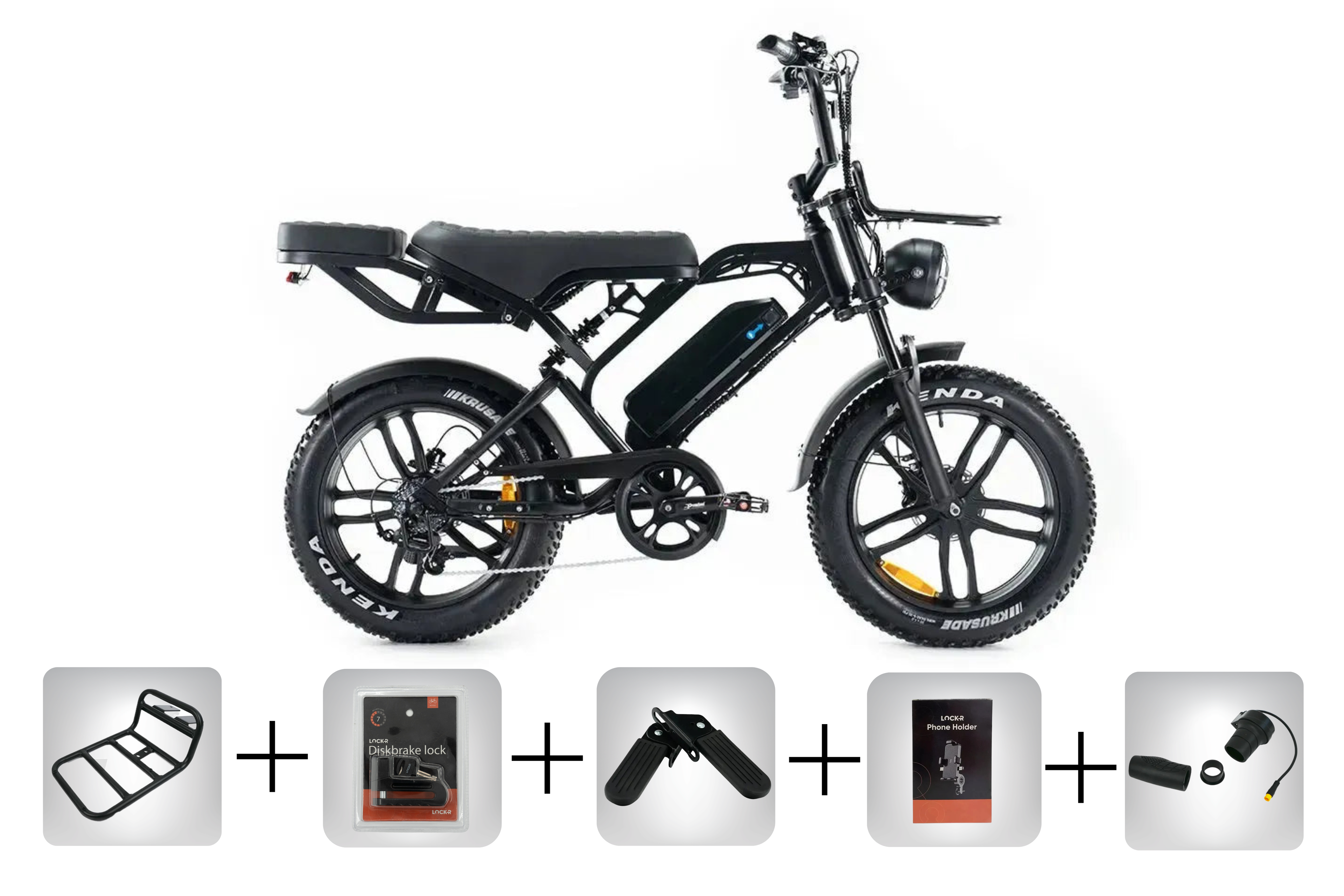 QMWHEEL V20 PRO 7.0 2025 - fatbike - black HERFST DEAL