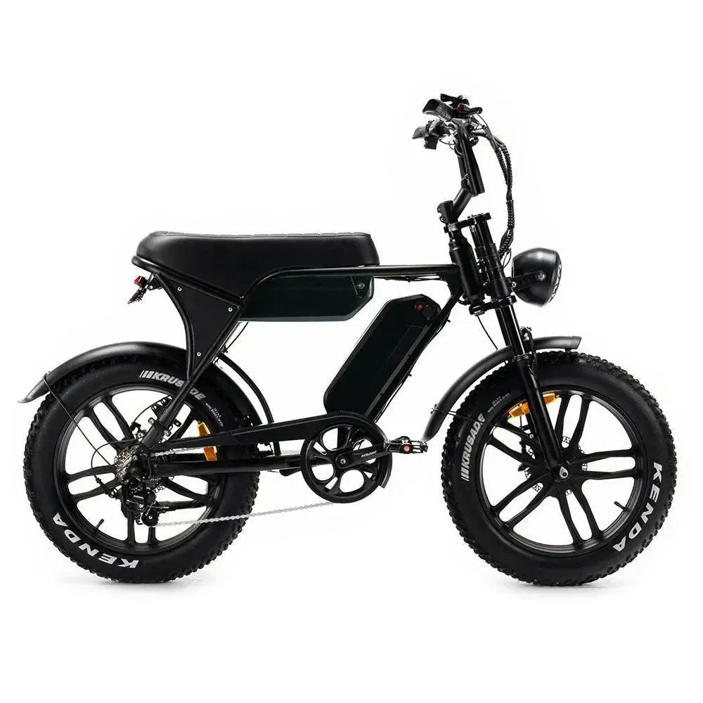 OUXI C80 6.0 2025 - FATBIKE - DUBELLE ACCU ZWART
