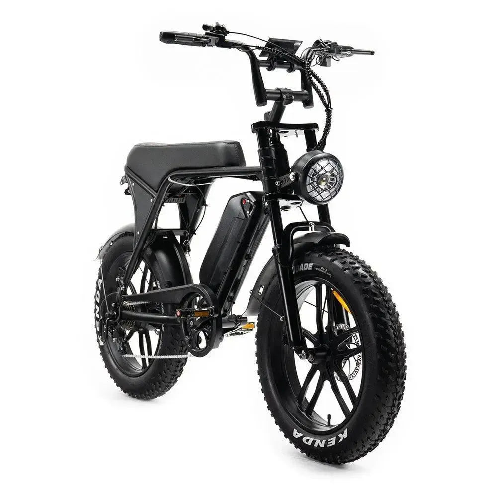 OUXI C80 6.0 2025 - FATBIKE - DUBELLE ACCU ZWART